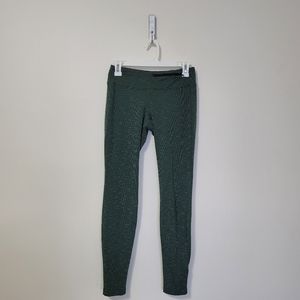 #18 💙 Stonewear design green brushed winter full length leggings athletic pants